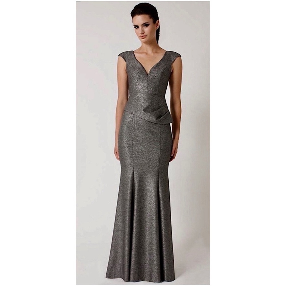 Black Halo EVE Wren Gown Fishtail Wedding Prom Formal Dress Size 6